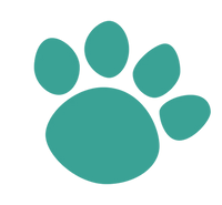 Furrow teal paw logo
